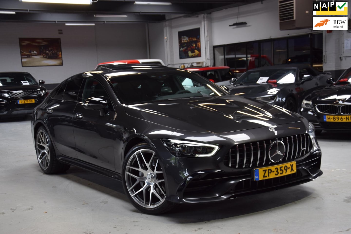 Mercedes-Benz AMG GT 4-Door Coupe - AMG 43 Premium Plus Schuif/kantel-dak|Org.NL|Massage|Virt. Cockpit| - AutoWereld.nl