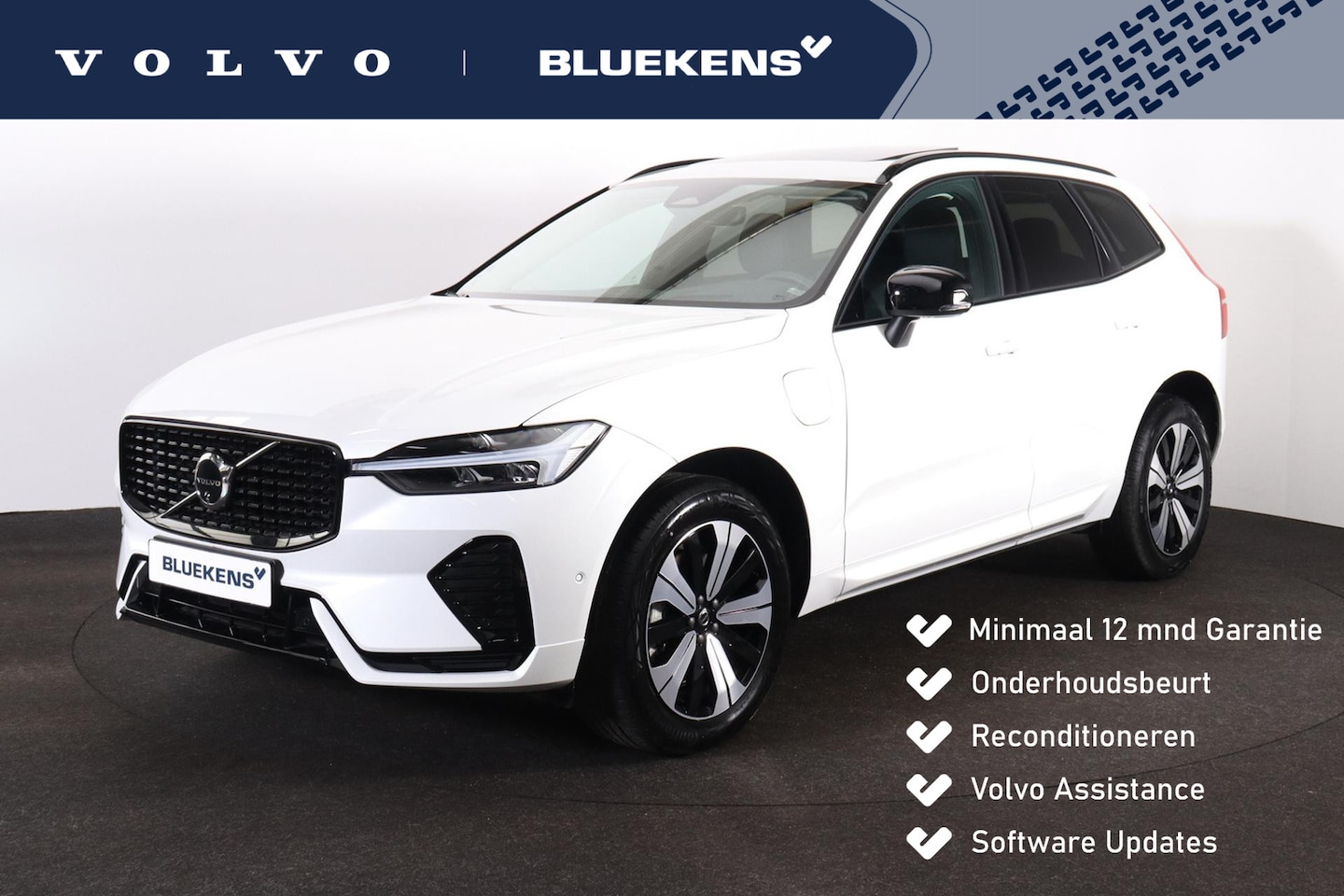 Volvo XC60 - T6 Recharge AWD Plus Dark - Panorama/schuifdak - IntelliSafe Assist & Surround - 360º Came - AutoWereld.nl