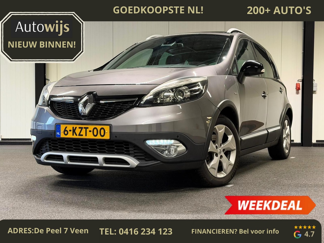 Renault Scénic Xmod - 1.2 TCe Bose|PANO|ALCANTARA|Trekhaak|BOSE|NAVI - AutoWereld.nl