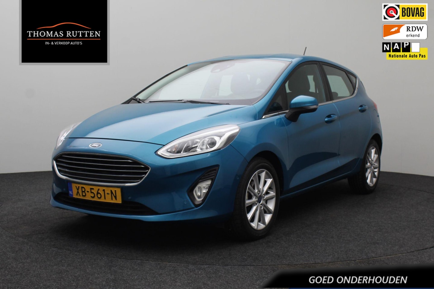 Ford Fiesta - 1.0 EcoBoost Titanium 2018 | Goed Onderhouden | Navigatie | Stoelverwarming | Stuurverwarm - AutoWereld.nl