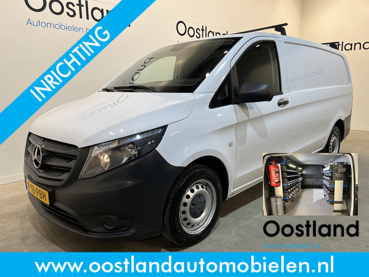 Mercedes-Benz Vito - 114 CDI Lang Servicebus / Sortimo Inrichting / Euro 6 / Airco / Cruise Control / PDC / Tre - AutoWereld.nl