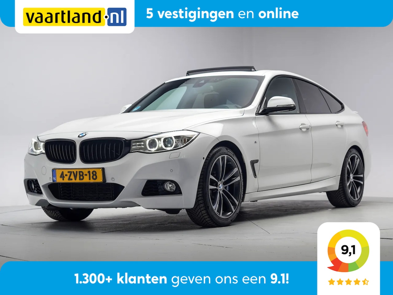 BMW 3-serie Gran Turismo - GT 328i M-Sport Aut [ Head-up display Pano 360 cam HK-audio ] - AutoWereld.nl
