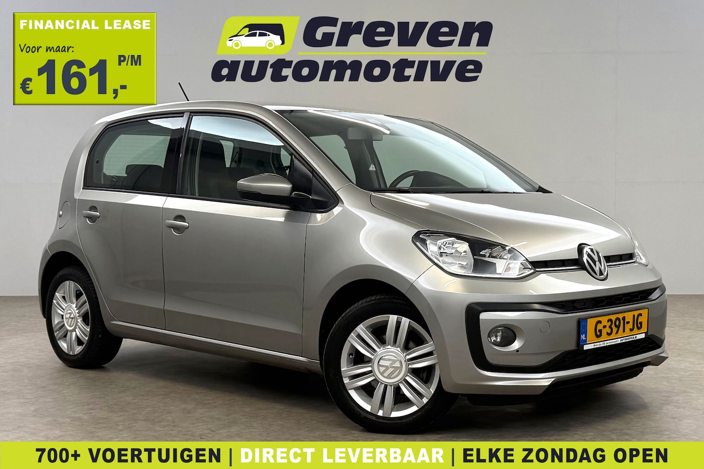 Volkswagen Up! - Up 1.0 BMT High | Airco | Cruise | LED | Parkeersens. | NAP - AutoWereld.nl
