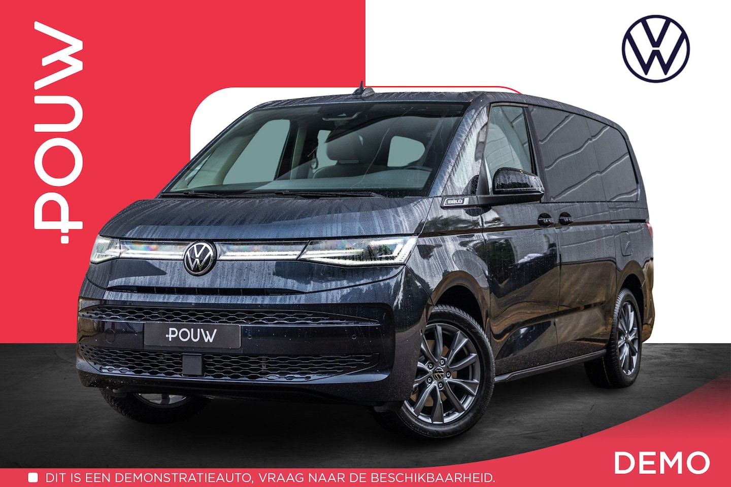 Volkswagen Multivan - 1.5 eHybrid 245pk L2 Bulli Edition 4Motion | Trekhaak Wegklapbaar | Panoramadak | Stoelver - AutoWereld.nl