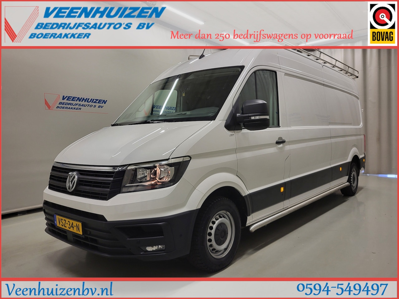 Volkswagen Crafter - 2.0TDI 140pk L4/H3 3000kg Trekgewicht Euro 6! - AutoWereld.nl