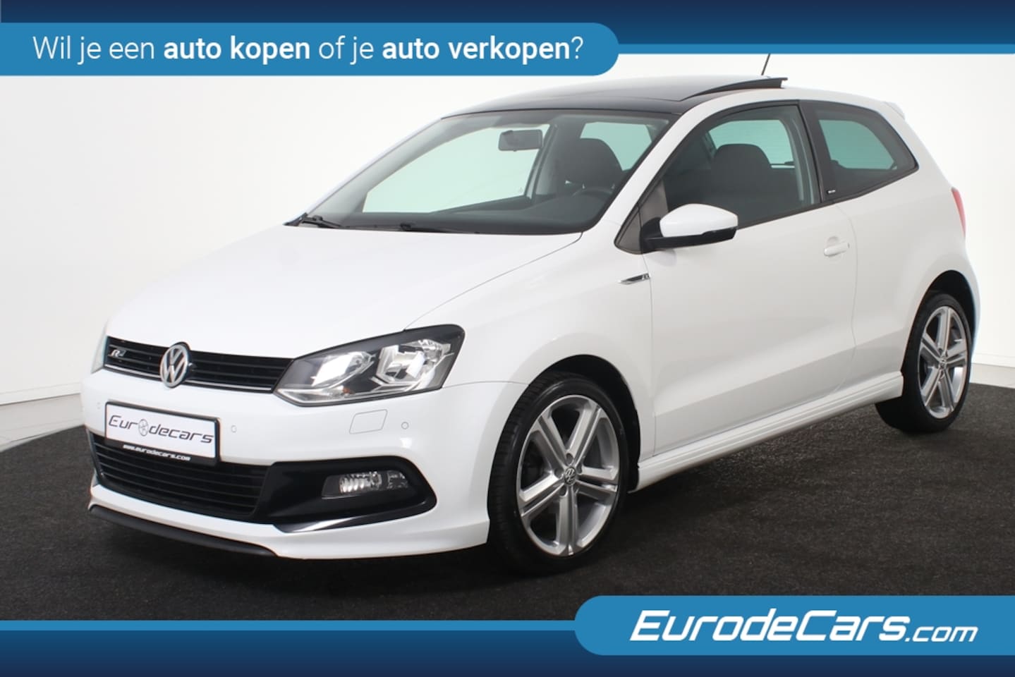 Volkswagen Polo - R-Line *Panoramadak*Stoelverwarming*PDC*LED* - AutoWereld.nl