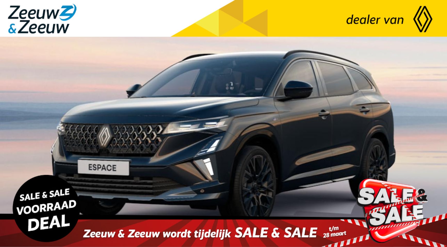 Renault Espace - E-Tech full hybrid 200 esprit Alpine 7p. | NU met € 8.000,- Zeeuw & Zeeuw voorraadkorting! - AutoWereld.nl