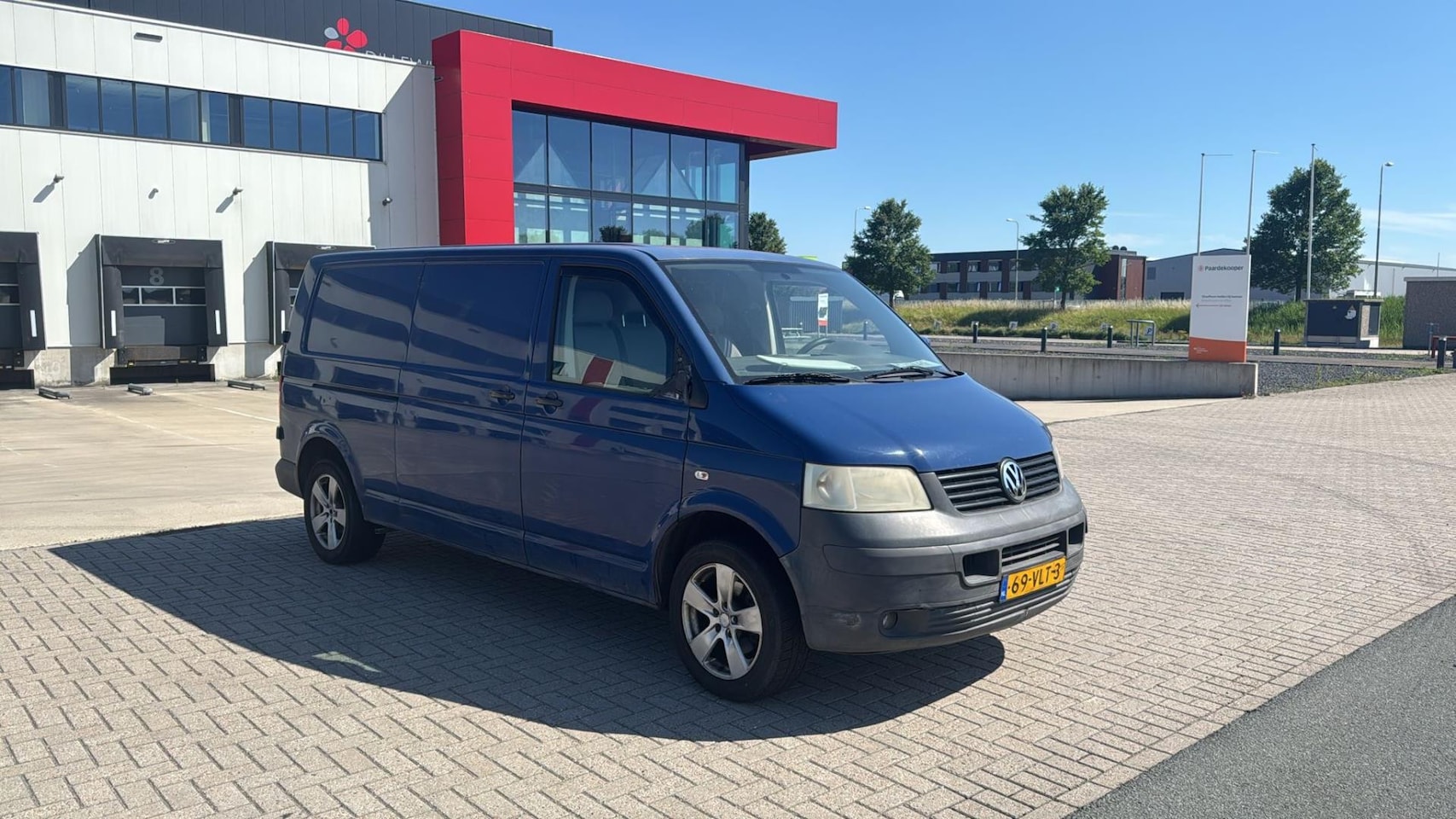 Volkswagen Transporter - 2.5 TDI 340 4Motion Airco Lang Blauw 2008 - AutoWereld.nl