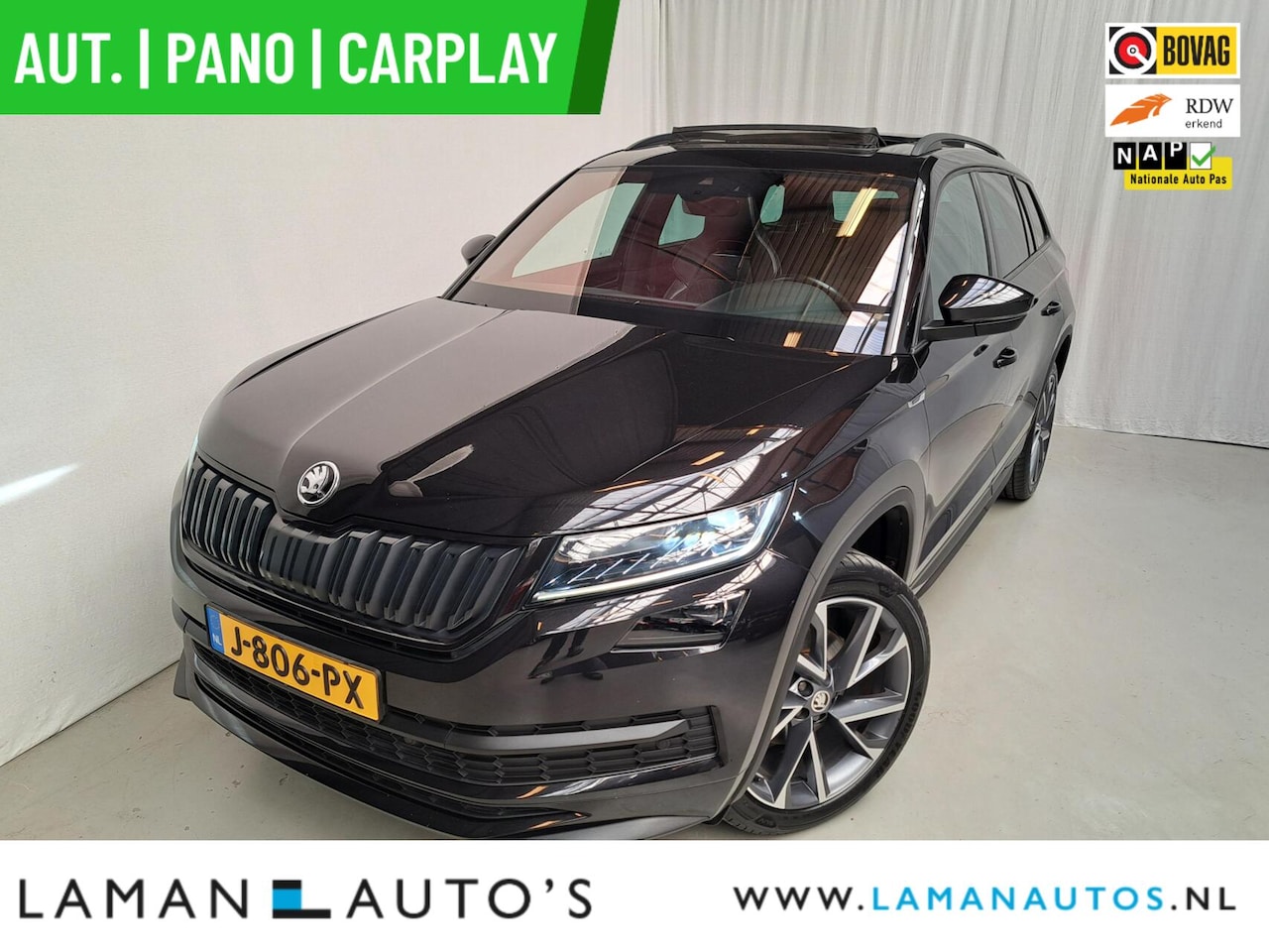 Skoda Kodiaq - 1.5 TSI Sportline Business 1.5 TSI 150pk DSG Sportline Business Aut. | Pano Open Dak Virtu - AutoWereld.nl