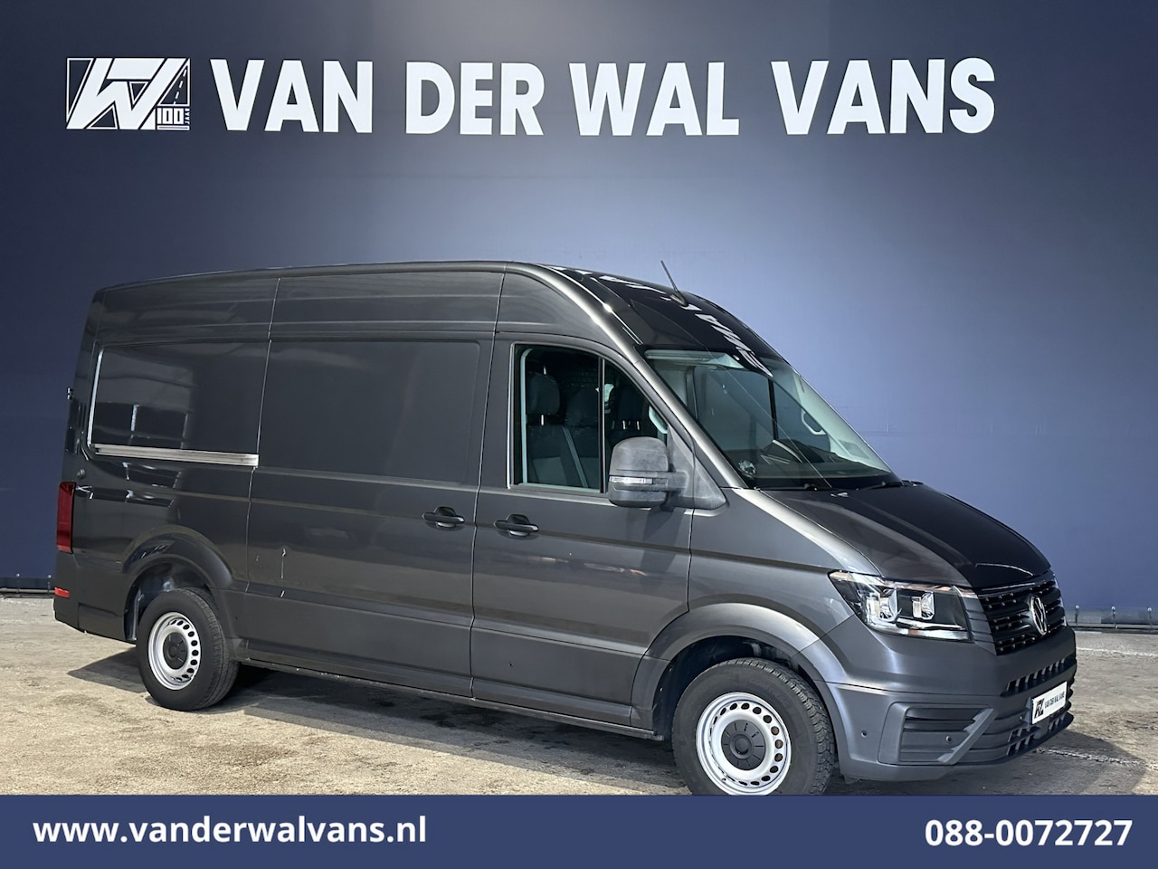 Volkswagen Crafter - 2.0 TDI 141pk L3H3 L2H2 Euro6 Airco | Camera | Apple Carplay | Stoelverwarming Android Aut - AutoWereld.nl