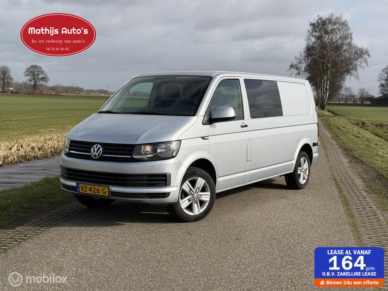 Volkswagen Transporter - 2.0 TDI L2H1 Dubbelcabine! - AutoWereld.nl