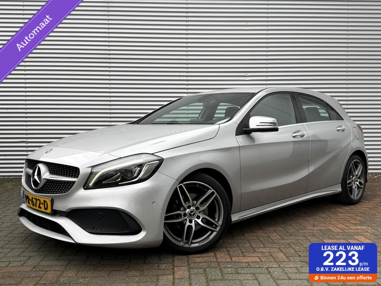 Mercedes-Benz A-klasse - A180 AMG Aut Cruise Navi Facelift Model NL Auto Xenon Led 2017 - AutoWereld.nl