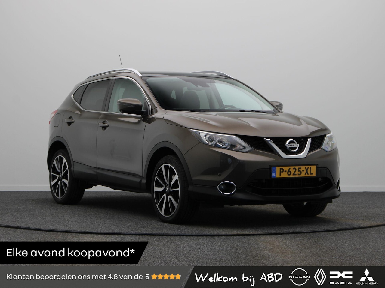 Nissan Qashqai - 1.6 Tekna | Panorama dak | Leder | 360 camera | Trekhaak | - AutoWereld.nl