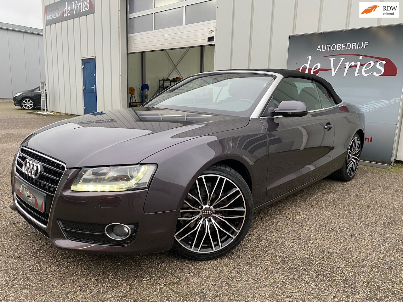Audi A5 Cabriolet - 1.8 TFSI S-edition / Clima / Cruise / Navi / Leder / Xenon / PDC / Stoelverw. - AutoWereld.nl