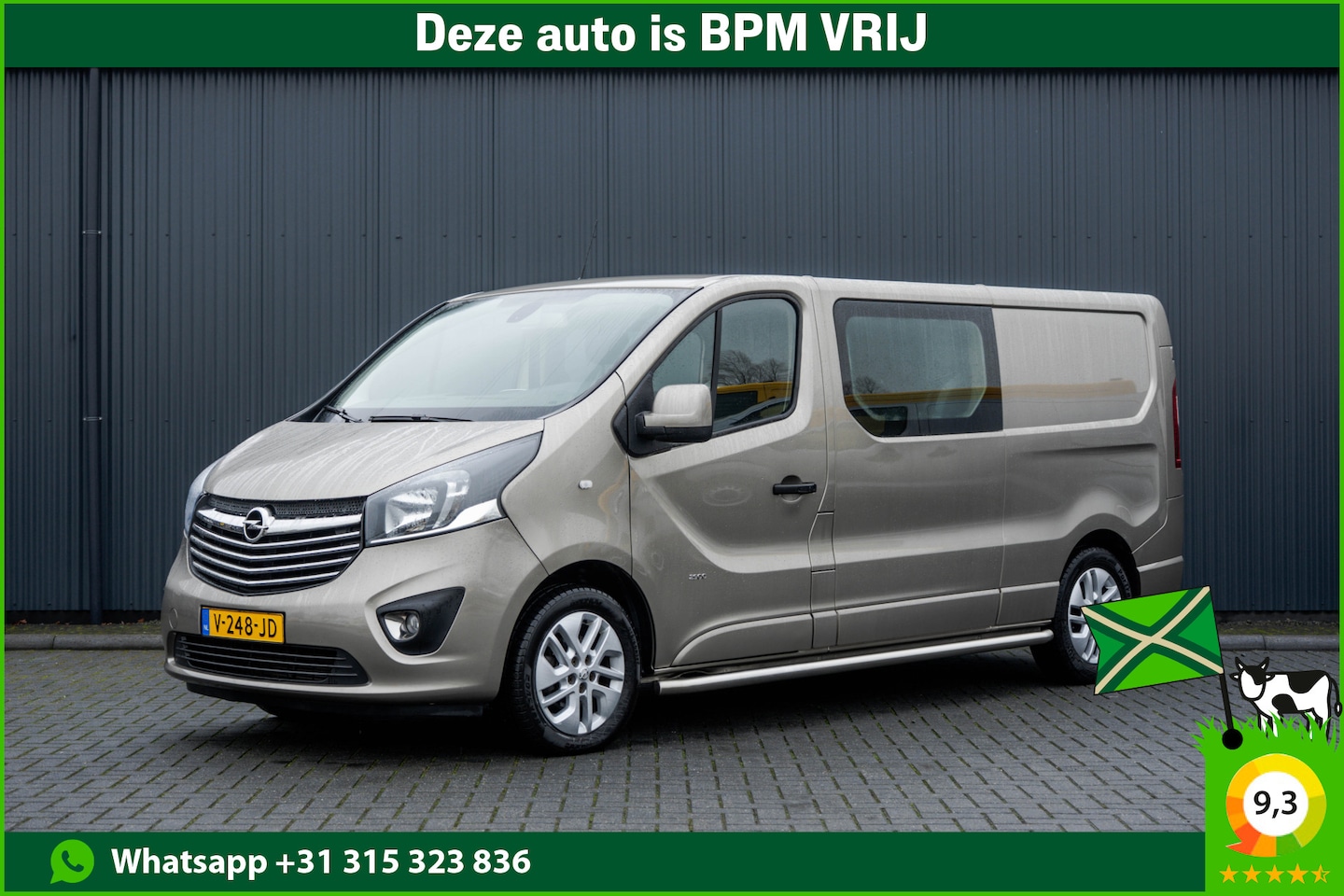 Opel Vivaro - 1.6 CDTI L2H1 125PK | DC| Sport | LED | Camera | Cruise | Airco | Euro 6 - AutoWereld.nl
