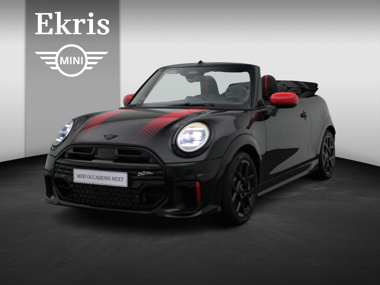 MINI Cabrio - John Cooper Works Pakket XL + Stuurwielrand Verwarmd + Comfort Access + Windscherm + Elekt - AutoWereld.nl