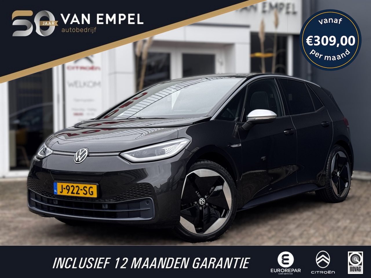 Volkswagen ID.3 - First Max 58 kWh | 93% SOH | Pano | Trekhaak | Stoelverwarming | Camera | Adaptive Cruise - AutoWereld.nl