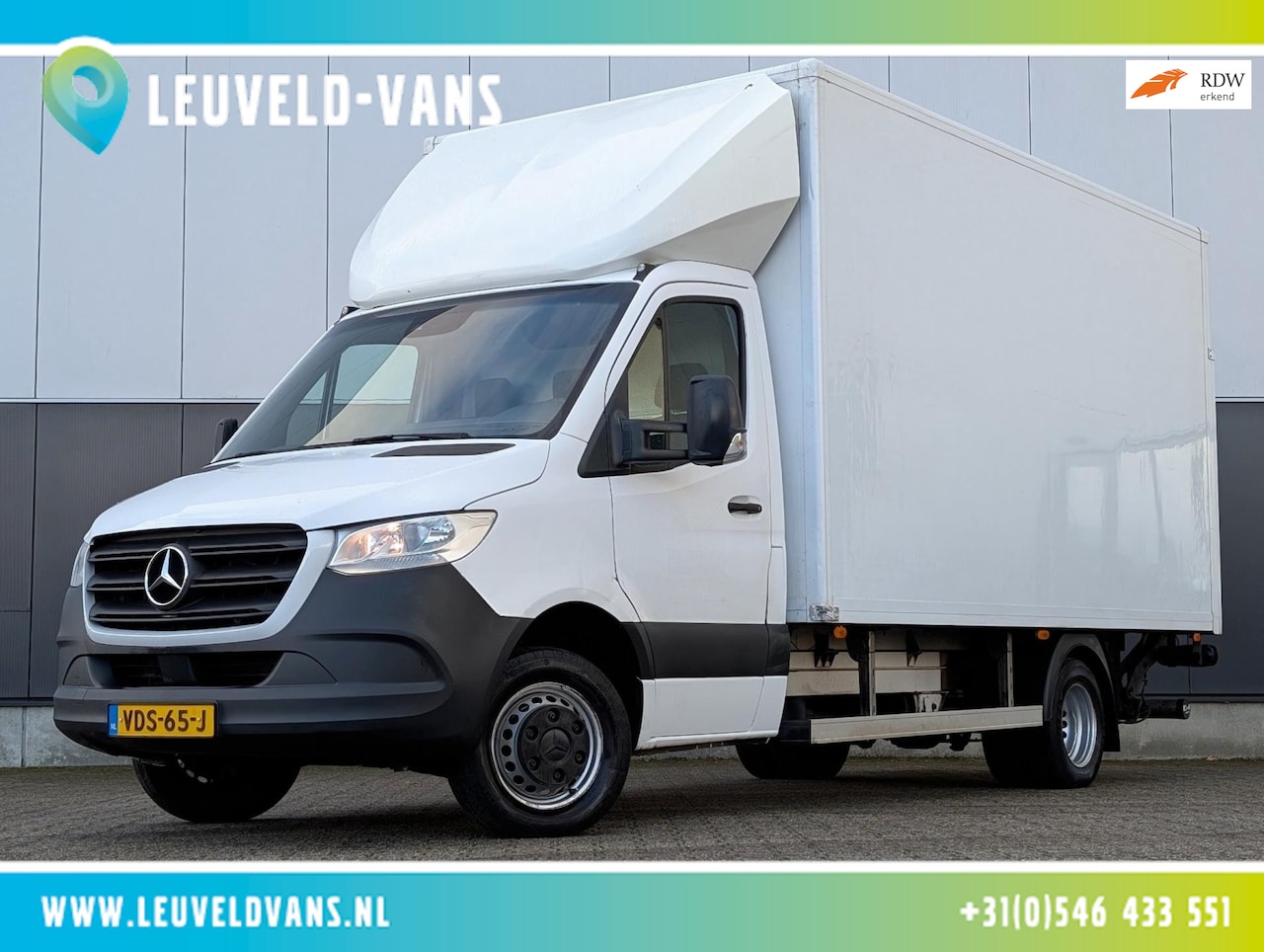 Mercedes-Benz Sprinter - 514 AUTOMAAT BAKWAGEN LAADKLEP AIRCO CRUISE RWD 140PK EURO 6 - AutoWereld.nl