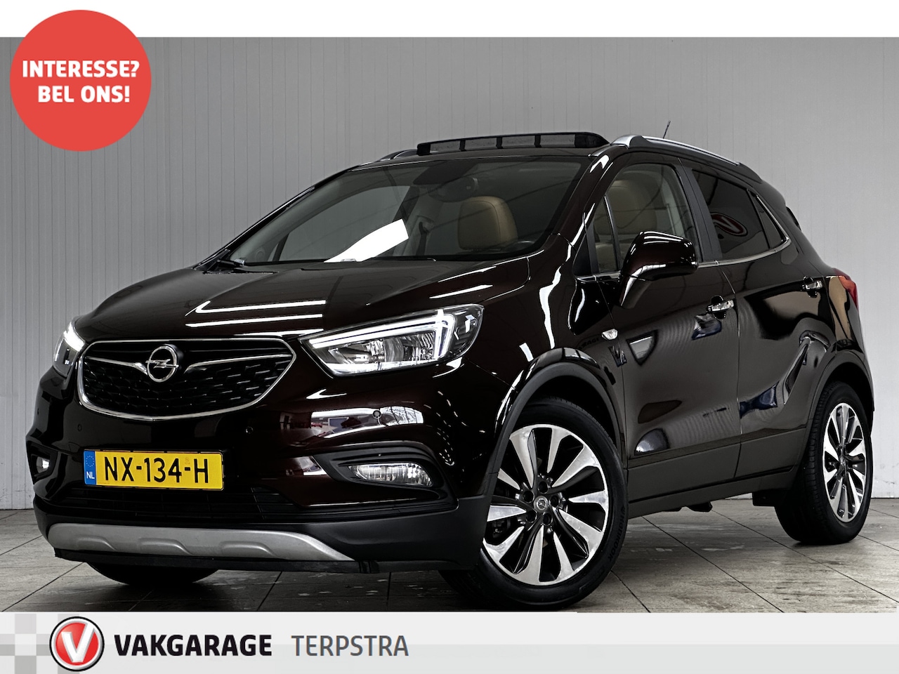 Opel Mokka X - 1.4 Turbo Innovation/ AUTOMAAT/ Carplay!/ Open-Dak/ Trekhaak/ Leder+Stoelverwarm./ Camera/ - AutoWereld.nl