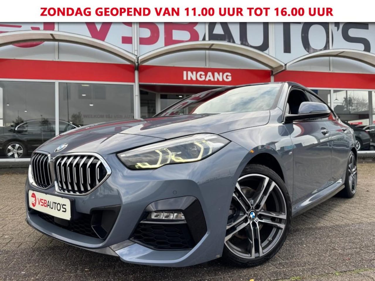 BMW 2-serie Gran Coupé - 218i M-SPORT AUT. HALF-LEER NAVI CAMERA CARPLAY TREKHAAK AIRCO LMV - AutoWereld.nl