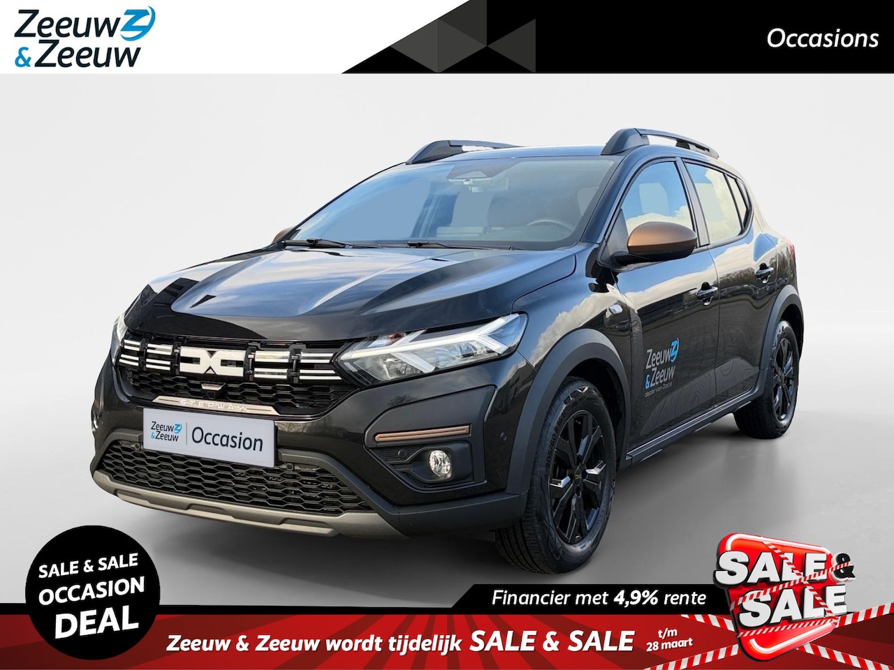 Dacia Sandero Stepway - 100PK TCe ECO-G Extreme | DEMO | Camera | Climate Control | Cruise Control | Apple CarPlay - AutoWereld.nl