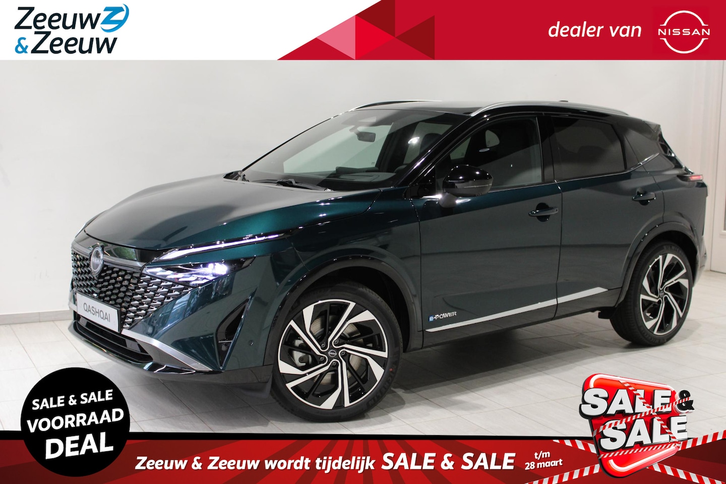 Nissan Qashqai - 1.5 e-Power Tekna Plus DE VERNIEUWDE E-POWER | €3500,- KORTING | UIT VOORRAAD LEVERBAAR | - AutoWereld.nl