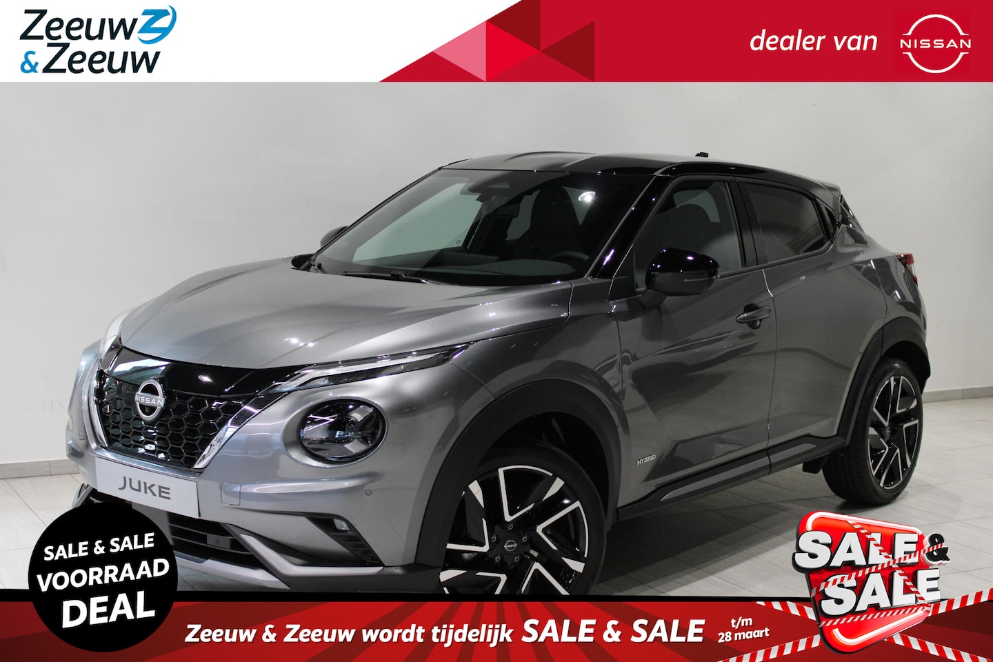 Nissan Juke - 1.6 Hybrid N-Design | € 4250,= KORTING | TECHNOLOGY PACK | COLD PACK | OP VOORRAAD!!! - AutoWereld.nl
