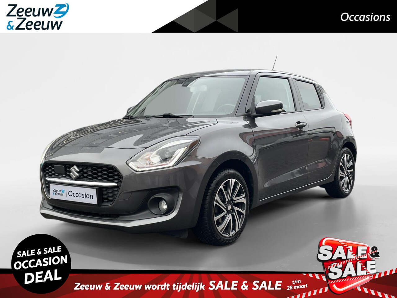 Suzuki Swift - 1.2 Stijl Smart Hybrid | Navigatie| Stoelverwarming| keyless entry| Climate control| Adapt - AutoWereld.nl