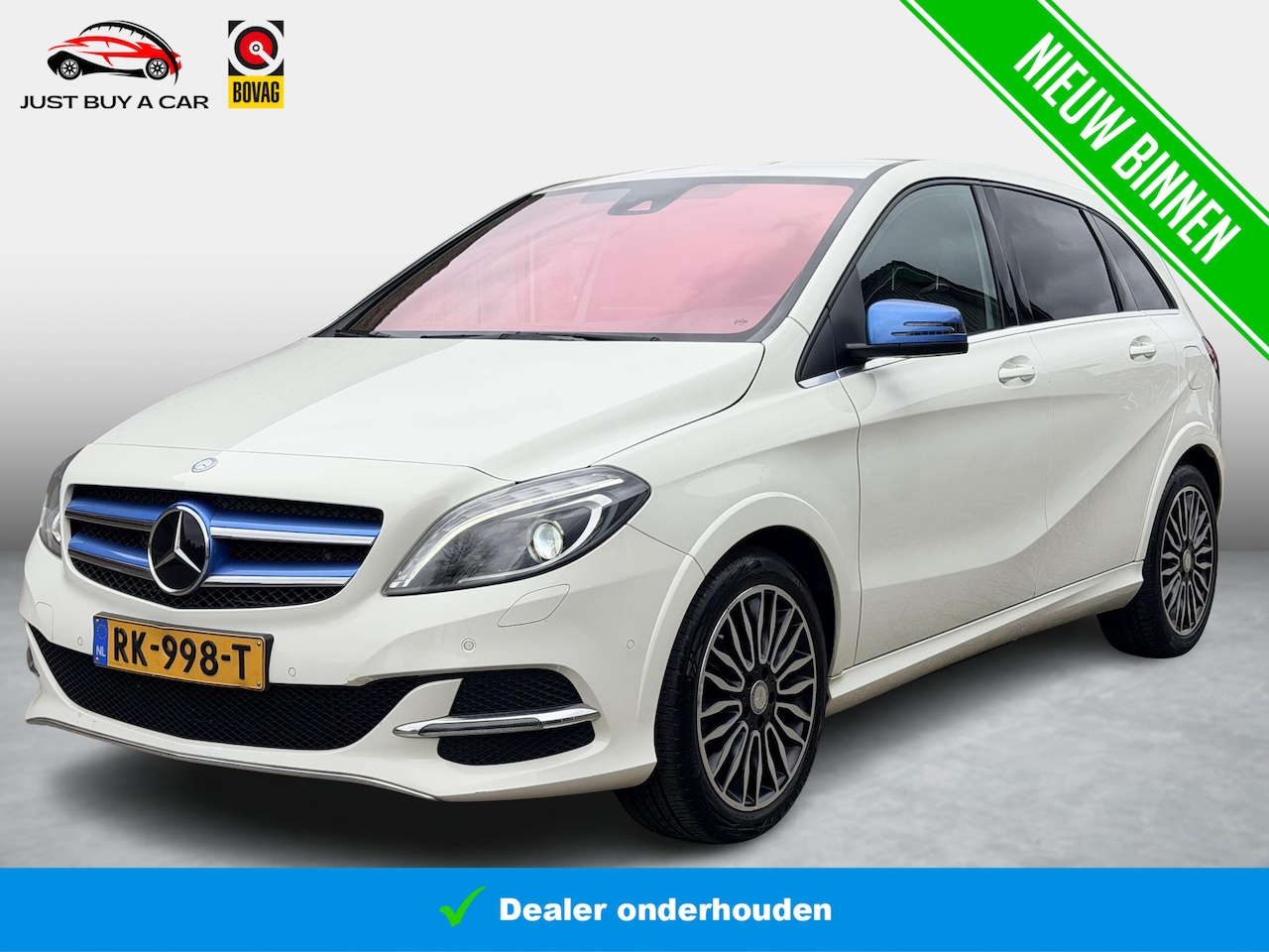 Mercedes-Benz B-klasse - 250 e Prestige 28 kWh / Dodehoek / Navigatie / Stoelverwarming / 3 Fase / Leder / Dealeron - AutoWereld.nl