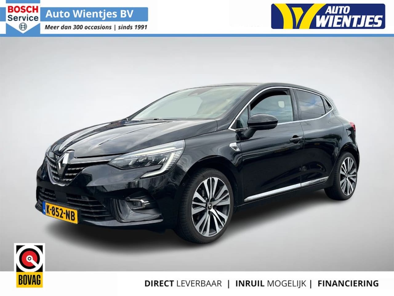 Renault Clio - 1.0 TCe | Initiale Paris 5-Drs | Leer | Navi | Camera - AutoWereld.nl