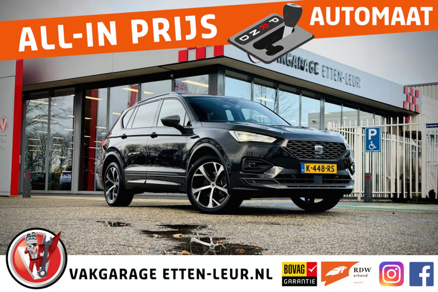 SEAT Tarraco - 1.5 FR 7 Persoons 150PK | PANO | TREKHAAK | 360 CAMERA - AutoWereld.nl