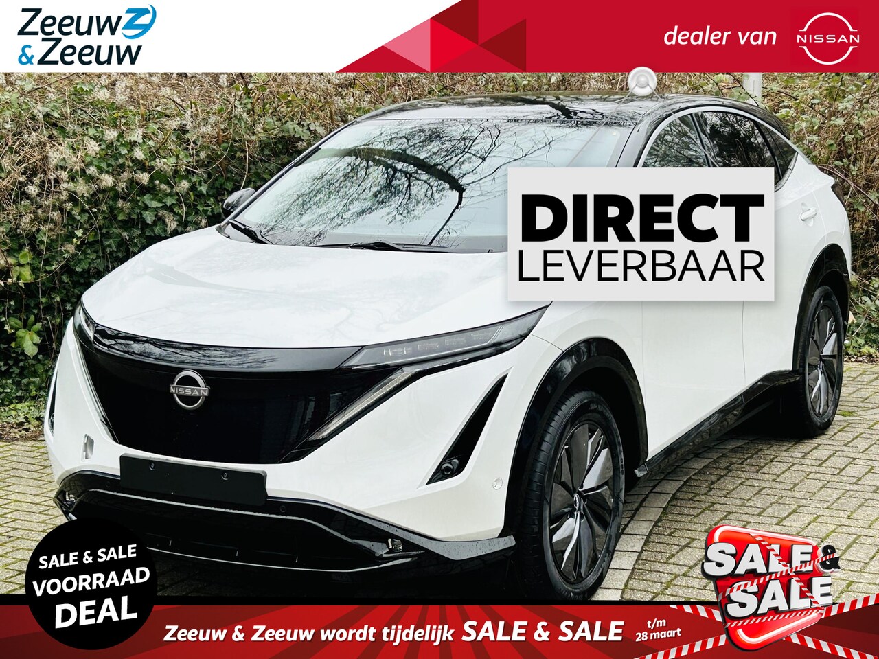 Nissan Ariya - Evolve 66 kWh | €3.000,- voorraad korting inclusief inruilpremie | Navigatie, Apple Carpla - AutoWereld.nl