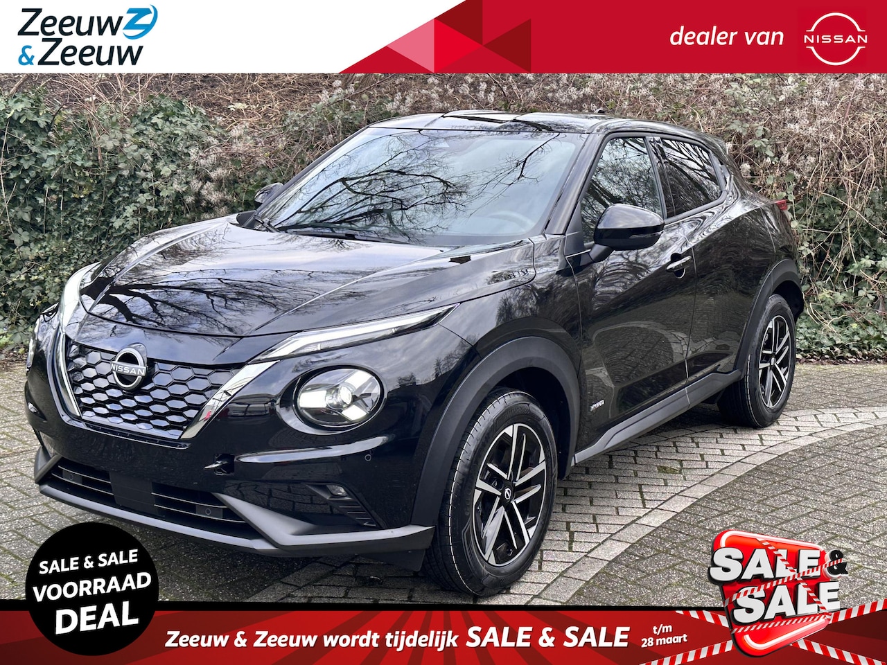 Nissan Juke - 1.6 Hybrid N-Connecta | €4250.- korting inclusief inruilpremie | Nieuwe unieke kleur | Cru - AutoWereld.nl