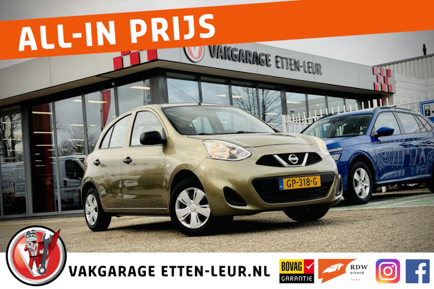 Nissan Micra - 1.2 Visia Pack | AIRCO | BLUETOOTH | 5 DEURS - AutoWereld.nl