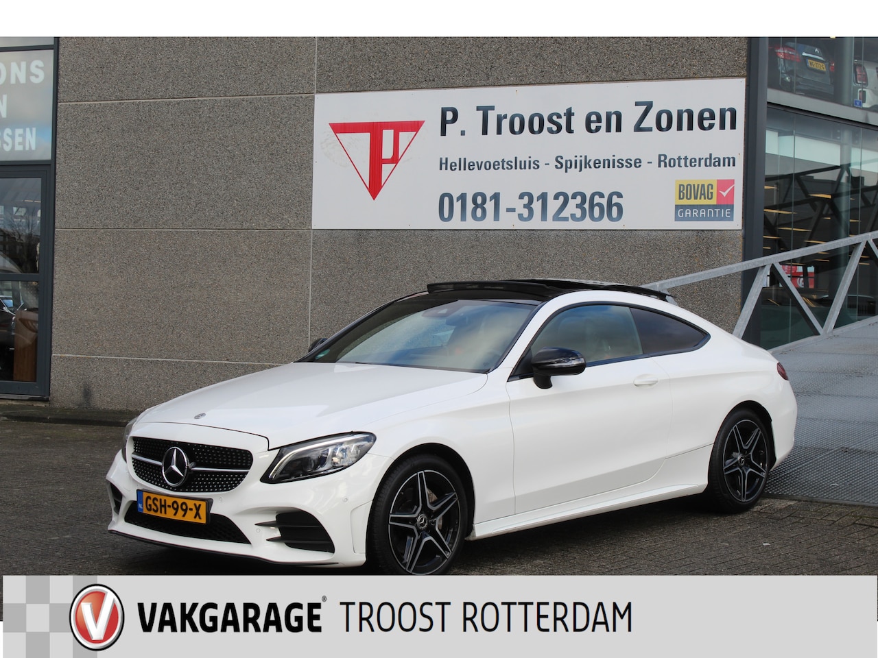 Mercedes-Benz C-klasse Coupé - 200 AMG Line Night Edition NIEUW MODEL Automaat Panoramadak/Sfeerverlichting/Apple Carplay - AutoWereld.nl