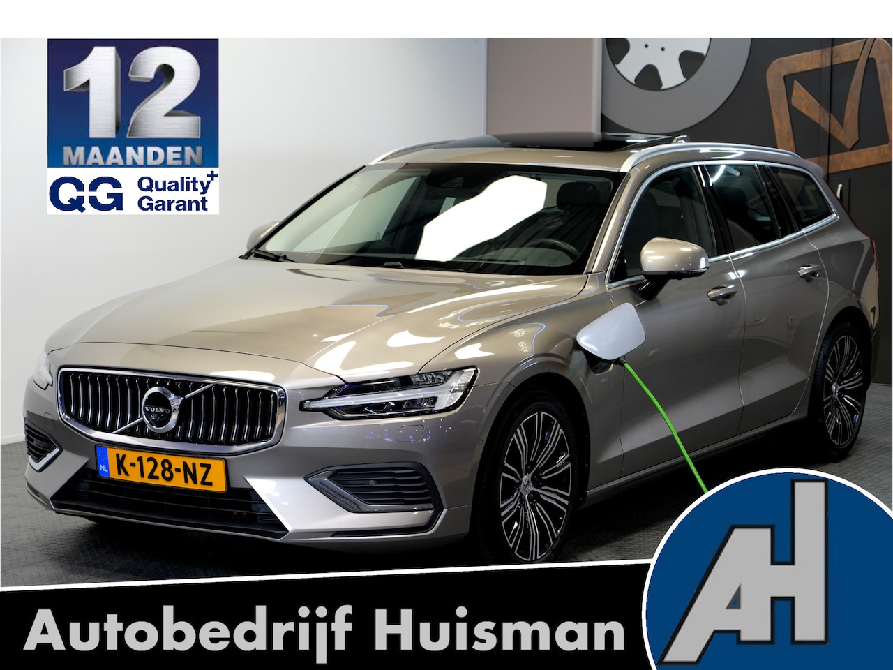 Volvo V60 - 2.0 T6 AWD 250kW/340pk Aut8 Twin Engine Inscription PANORMADAK + HARMAN/KARDON + NAVI SENS - AutoWereld.nl