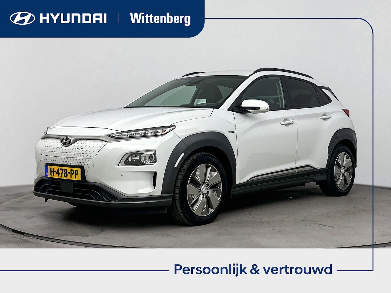 Hyundai Kona Electric - EV PREMIUM 64 kWh | 3- FASEN | NAVI | CLIMA | ADAPT. CRUISE | CAMERA | HUD | LEDER | STUUR - AutoWereld.nl