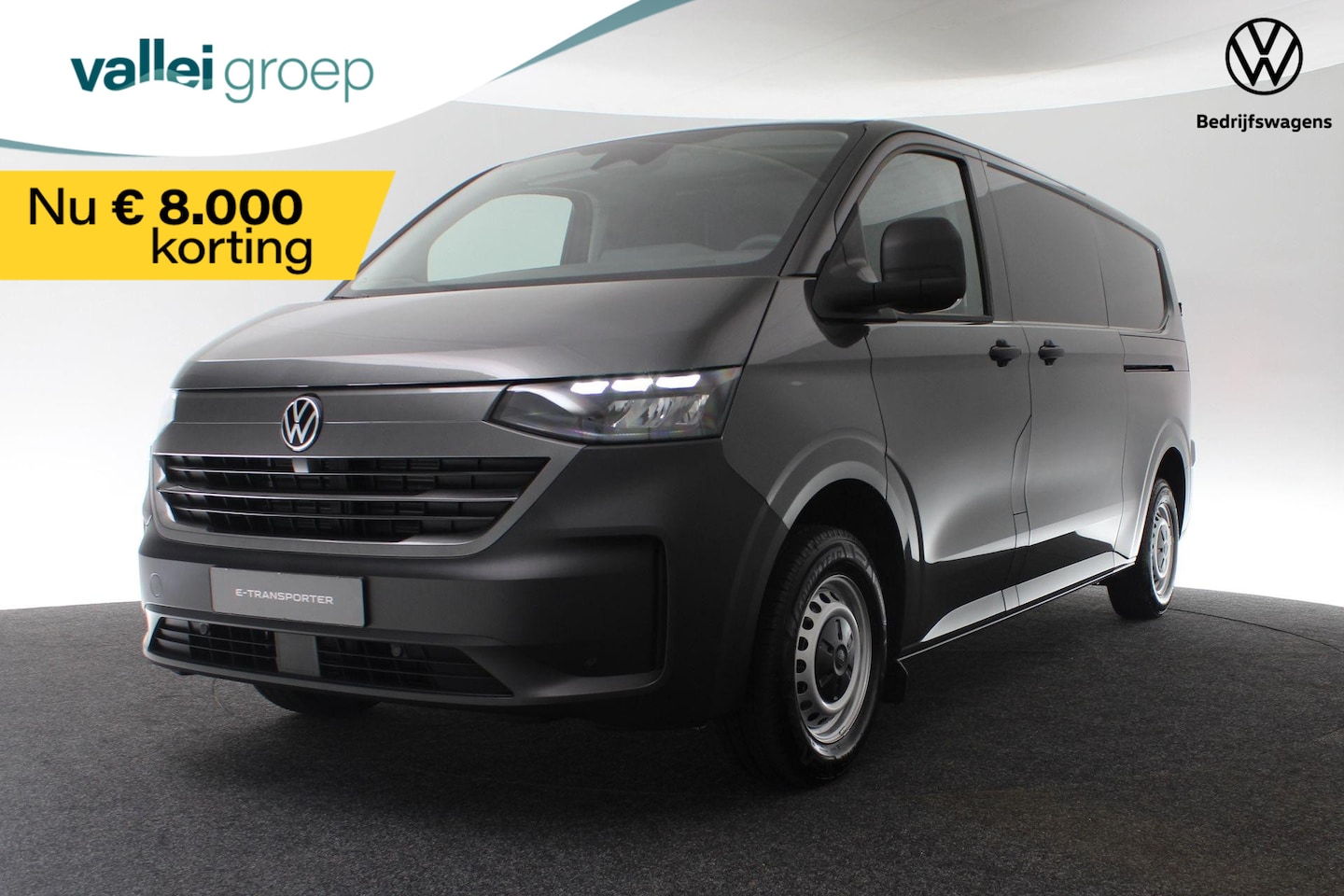 Volkswagen e-Transporter - 160 kW / 218 pk L2 | Dubbele schuifdeur | Trekhaak | Alarm | Navigatie | Apple carplay/and - AutoWereld.nl