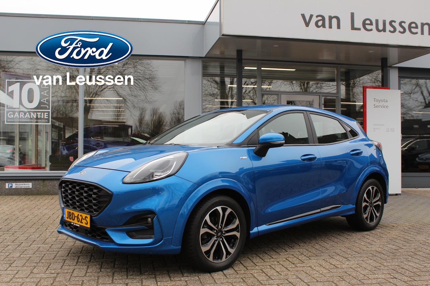 Ford Puma - 125PK HYBRID ST-LINE 4S BANDEN NAVI STOEL-STUUR & VOORRUIT VERWARMING PARK.SENSOREN APPLE/ - AutoWereld.nl