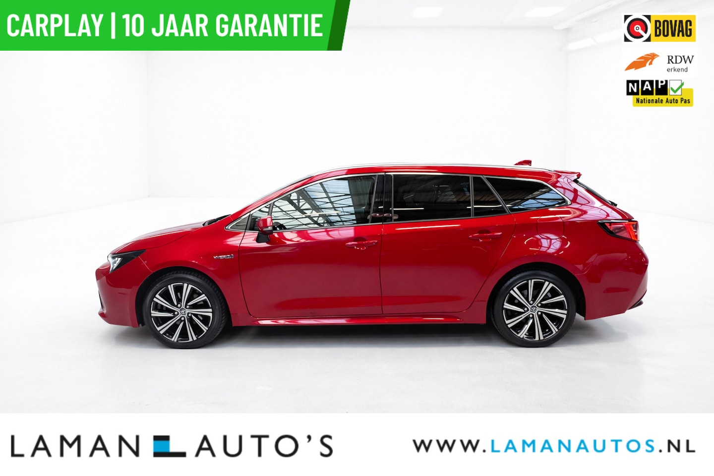 Toyota Corolla Touring Sports - 2.0 Hybrid 184pk Business Plus | CarPlay Halfleder 17" LMV ECC LED ACC Camera Metallic | H - AutoWereld.nl