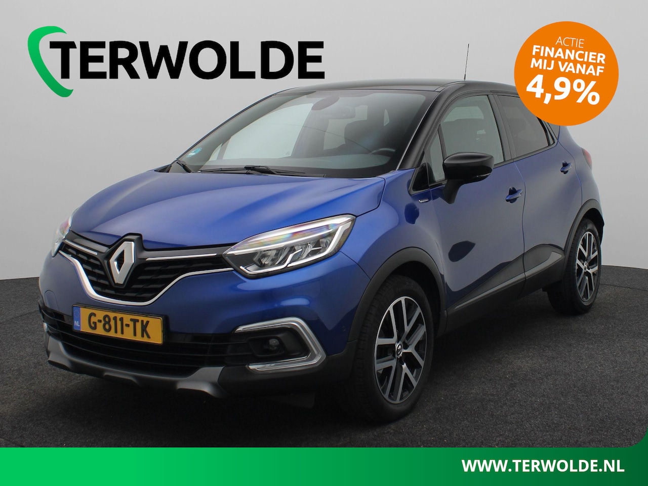 Renault Captur - TCe 90 Version S | Trekhaak | Half leder/alcantara | Parkeercamera | - AutoWereld.nl