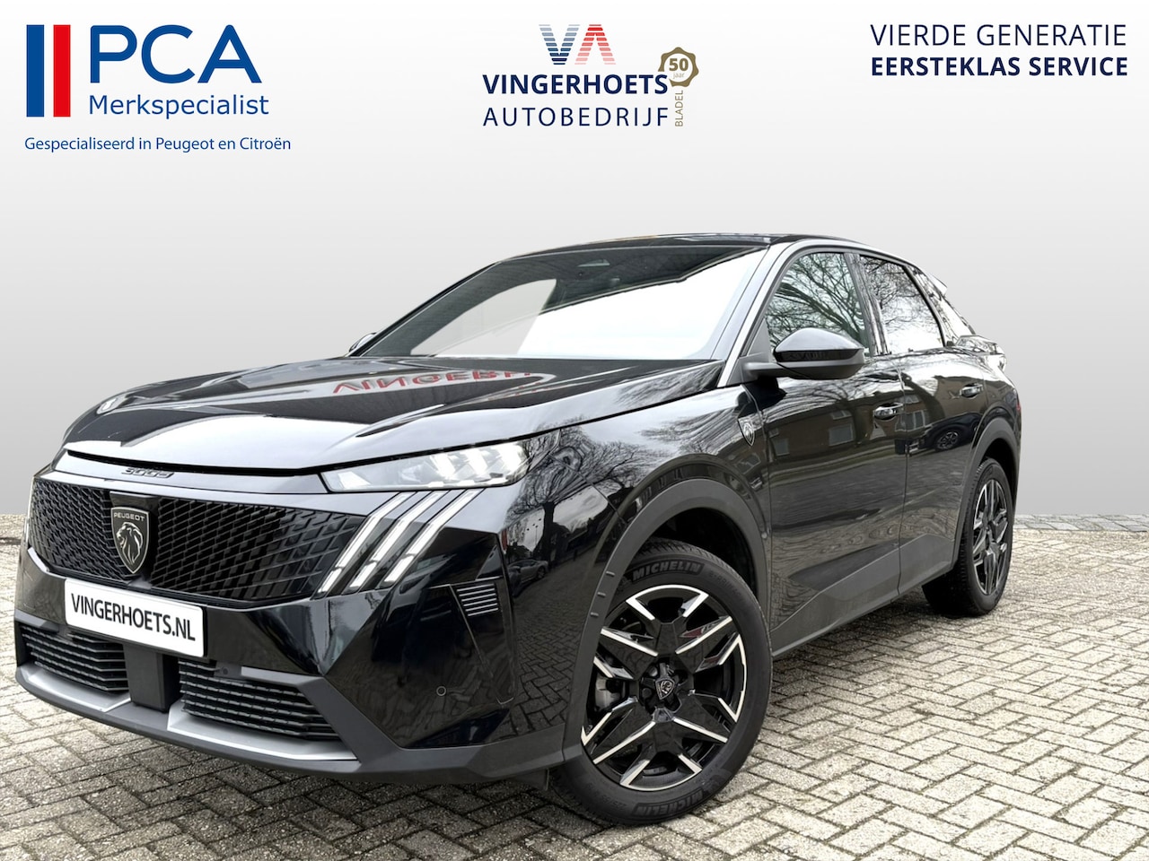 Peugeot 3008 - Benzine Hybride * GT Automaat * 145 Pk * Super Luxe & Sportieve GT Uitvoering Vingerhoets; - AutoWereld.nl