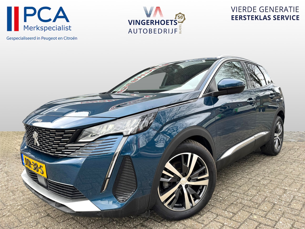 Peugeot 3008 - 130 Pk. * Automaat * Benzine Allure * Navigatie * 1/2 Lederen Interieur * Adpative Cruise - AutoWereld.nl
