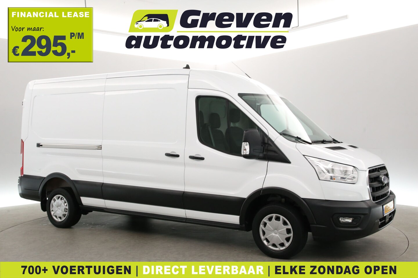 Ford Transit - 2.0 TDCI L3H2 | Airco | Cruise | 3 Zits | 2xSchuifdeur | Parkeersens. - AutoWereld.nl