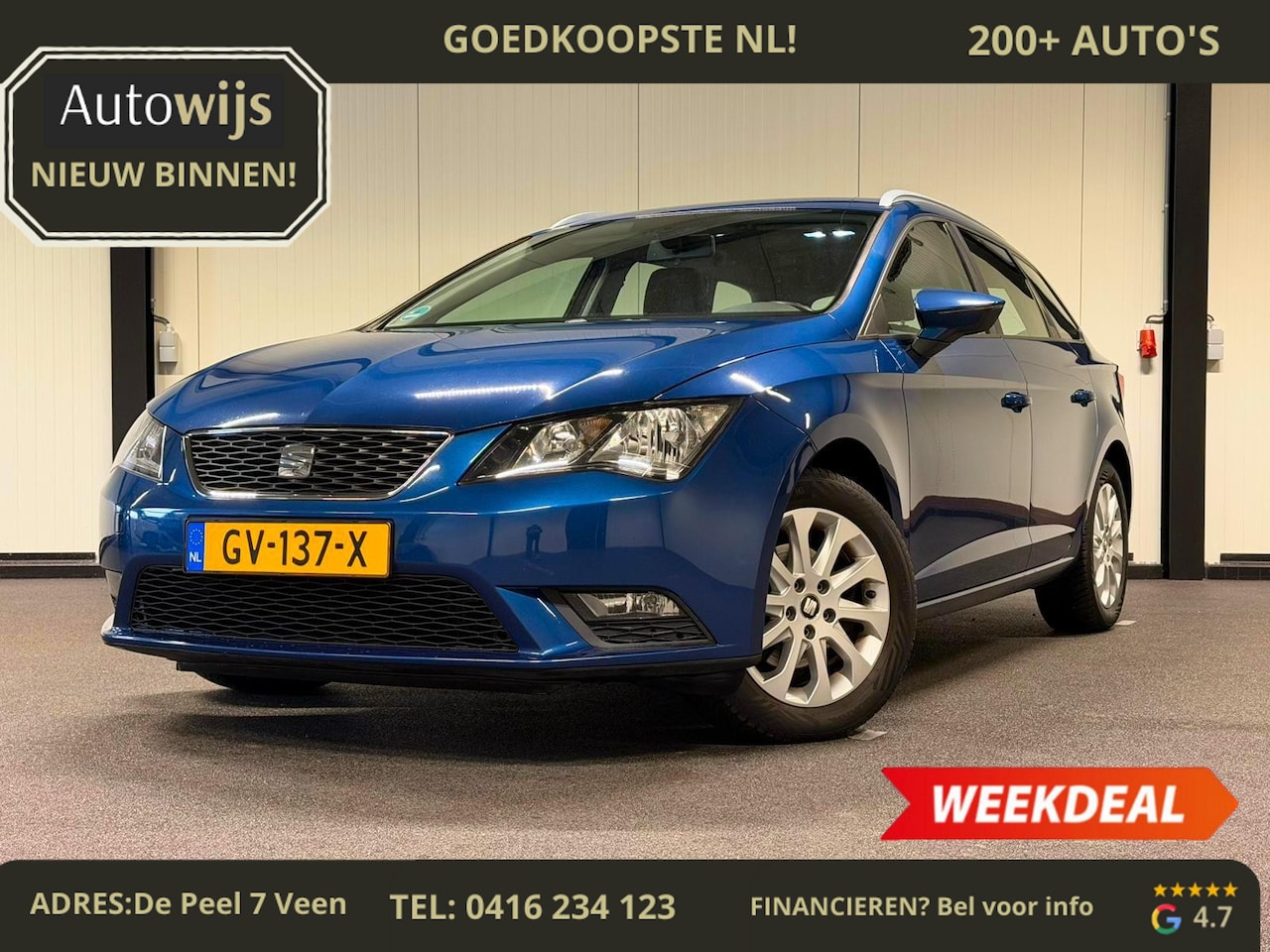 SEAT Leon ST - 1.2 TSI Style|CLIMA|LM-VELG|CRUISE|Goed onderhouden| - AutoWereld.nl