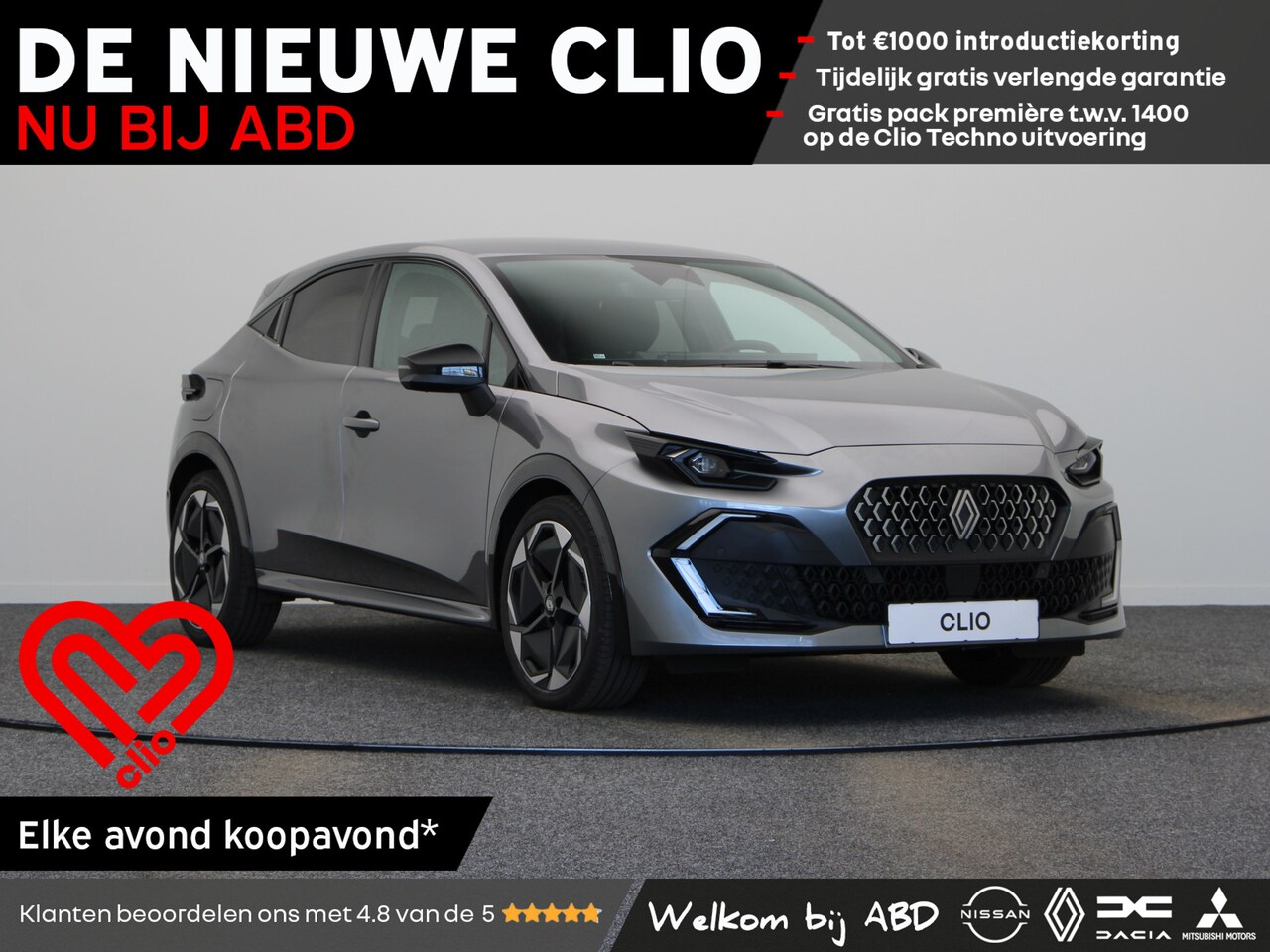 Renault Clio - Techno Full hybrid | Achteruitrijcamera | Adaptive Cruise Control | Elektronisch geregelde - AutoWereld.nl