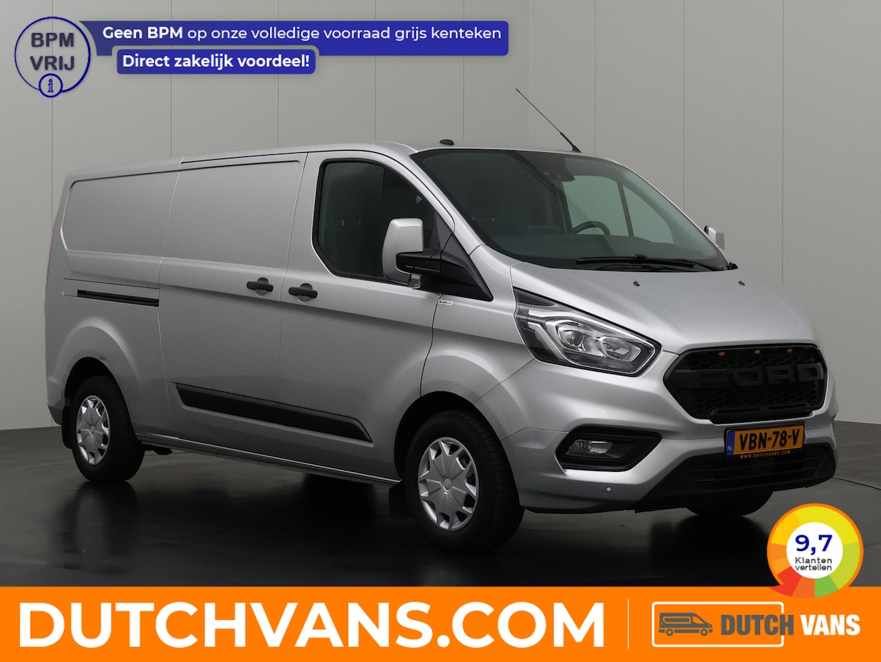 Ford Transit Custom - 2.0TDCI 130PK Lang | Euro 6 | Navigatie | Camera | Trekhaak | Airco | Cruise | 3-Zits - AutoWereld.nl