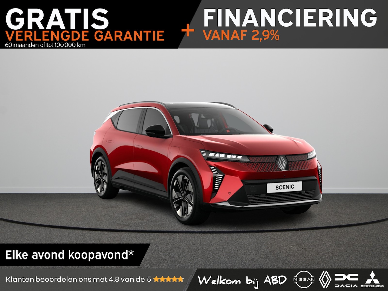 Renault Scenic E-Tech - Techno Long range | Achteruitrijcamera | Adaptive Cruise Control | Adaptive Vision LED kop - AutoWereld.nl