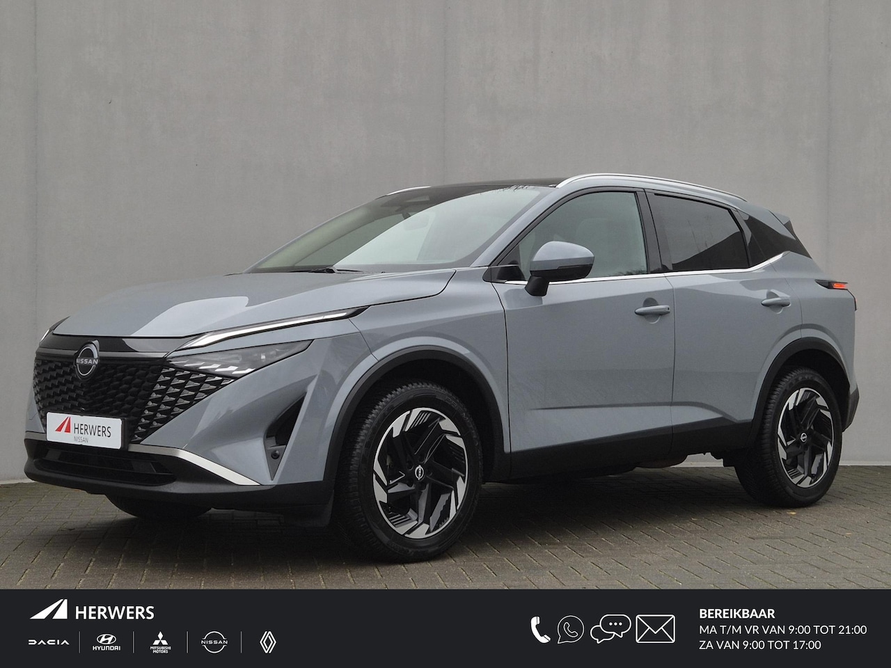 Nissan Qashqai - 1.3 MHEV Xtronic N-Connecta Automaat / Fabrieksgarantie tot 03-2028 / Facelift / Cold pack - AutoWereld.nl