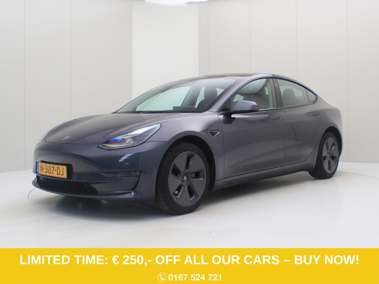 Tesla Model 3 - Long-Range AWD 351pk 75 kWh FACELIFT [ WARMTEPOMP+AUTOPILOT+620KM WLTP+PREMIUM AUDIO ] - AutoWereld.nl